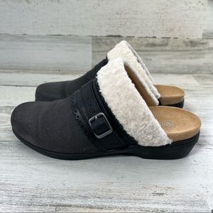 SPENCO Nottingham Grey Suede Clogs 7